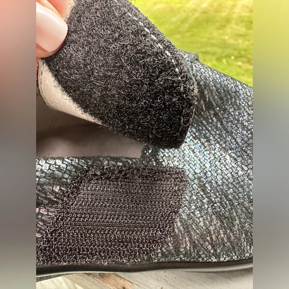 ALEGRIA PG Lite Lauryn Blue Metallic Leather Comfort Clogs Women's 41 10.5/11 - Picture 9 of 15